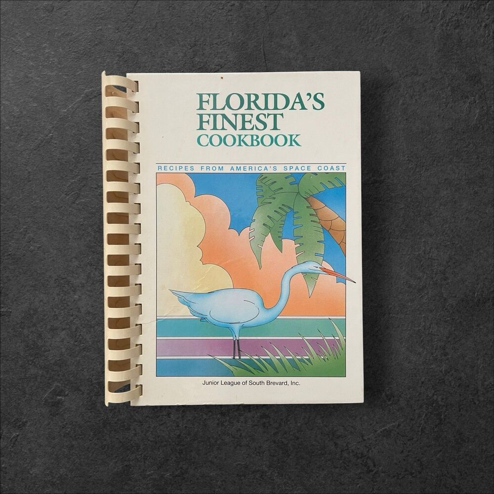 Vintage cookbook Florida's Finest Cookbook Jr. League Space Coast
